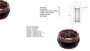 Imagen de ESTATOR 24V 110AMP PARA ALTERNADOR BOSCH (112X142X35)